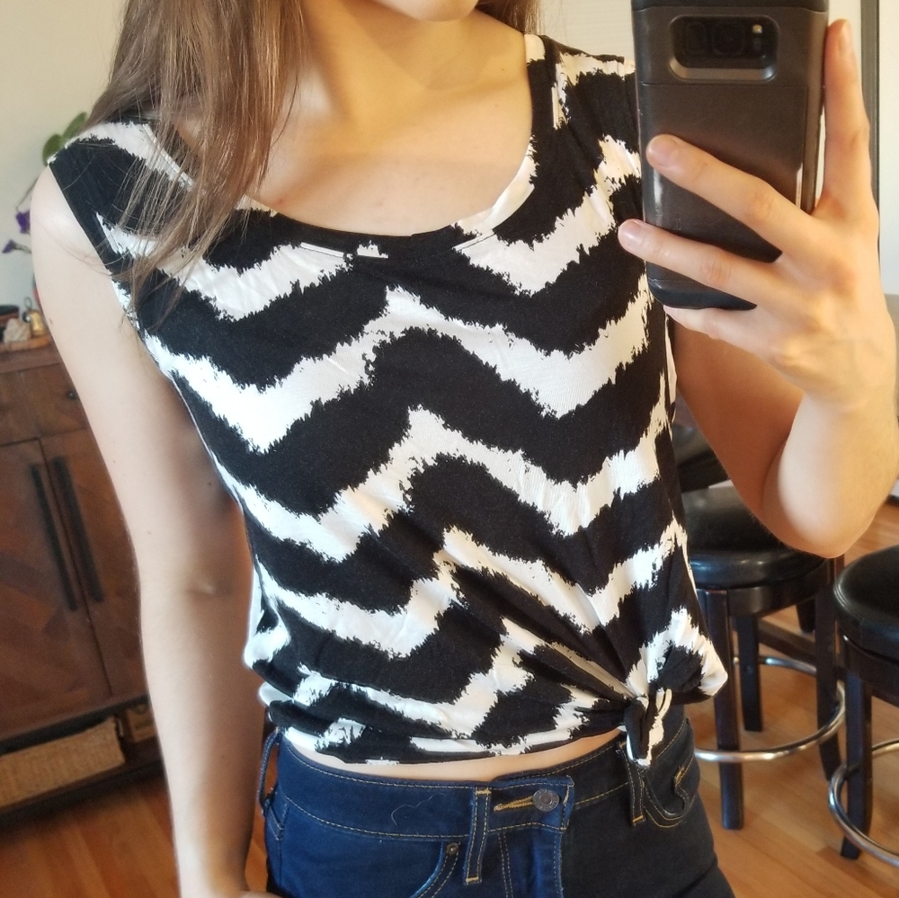 4 for $20 ~ Reitman's Shirt (Black and White)